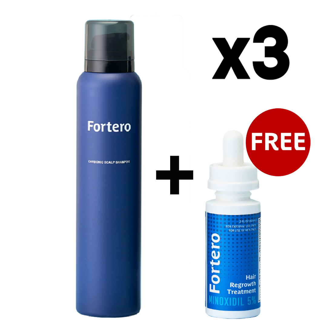 Fortero Hair Thickening Kit (Subscription) with Free Gift