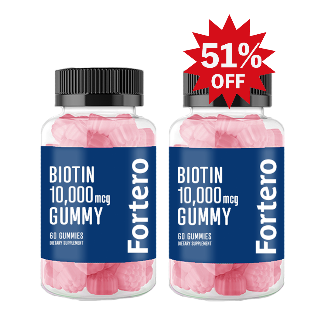 Fortero Biotin Gummy (Pack of 2)