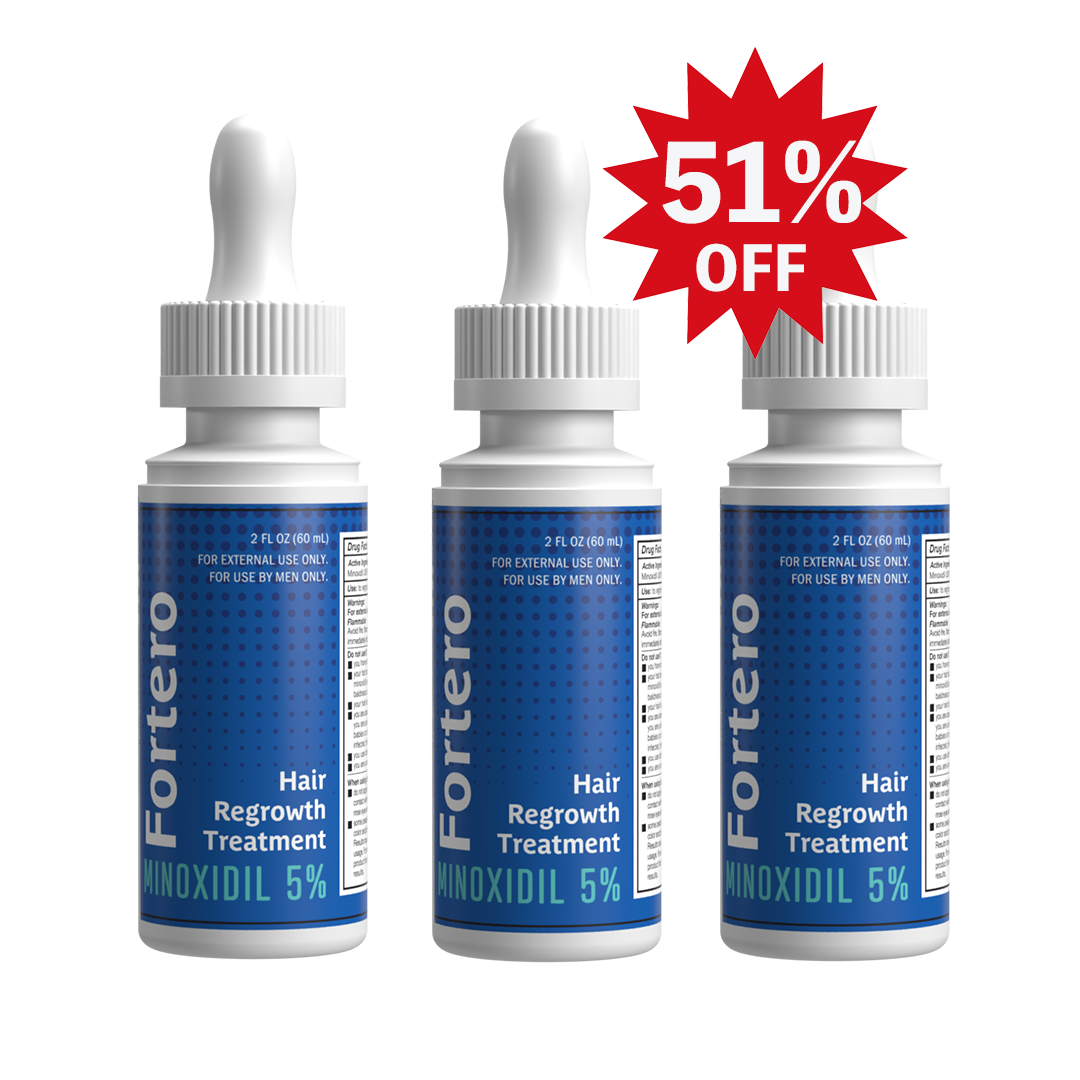 Fortero Minoxidil 5% (Pack of 3)