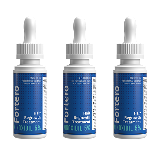 Fortero Minoxidil 5% (Pack of 2+1)