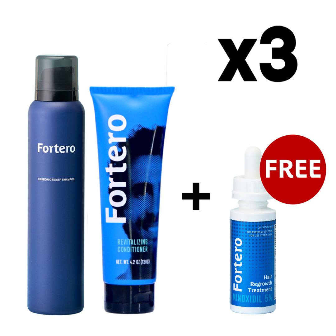 Fortero Hair Growth Kit (Subscription) with Free Gift