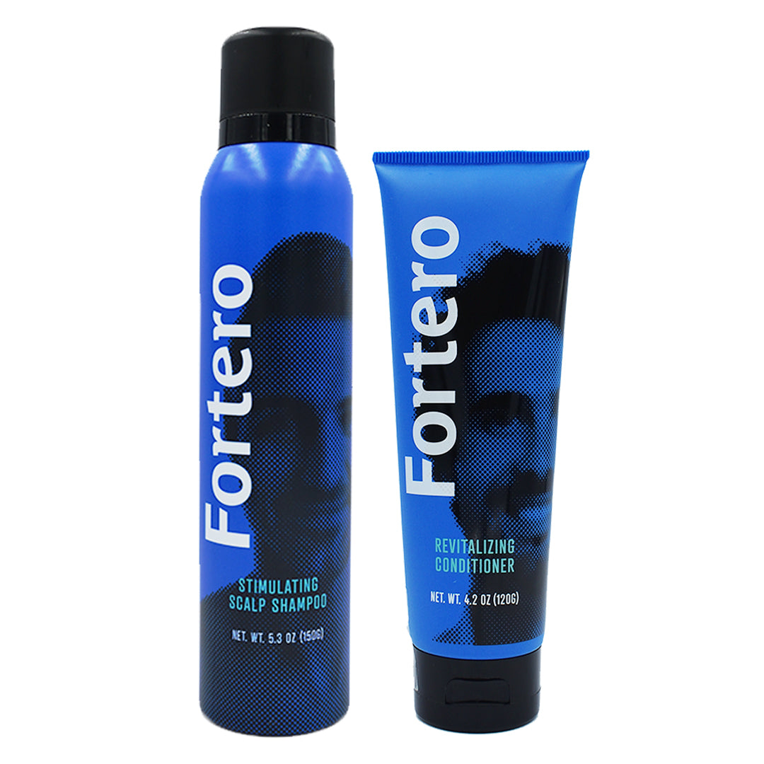 Fortero Shampoo and Conditioner Hair Growth Kit – Shampoo & Conditioner for Hair Growth – Increase Gloss, Shine and Reduce Frizz & Itchy Scalp for All Hair Type, 2 Piece Set, 9.5 oz