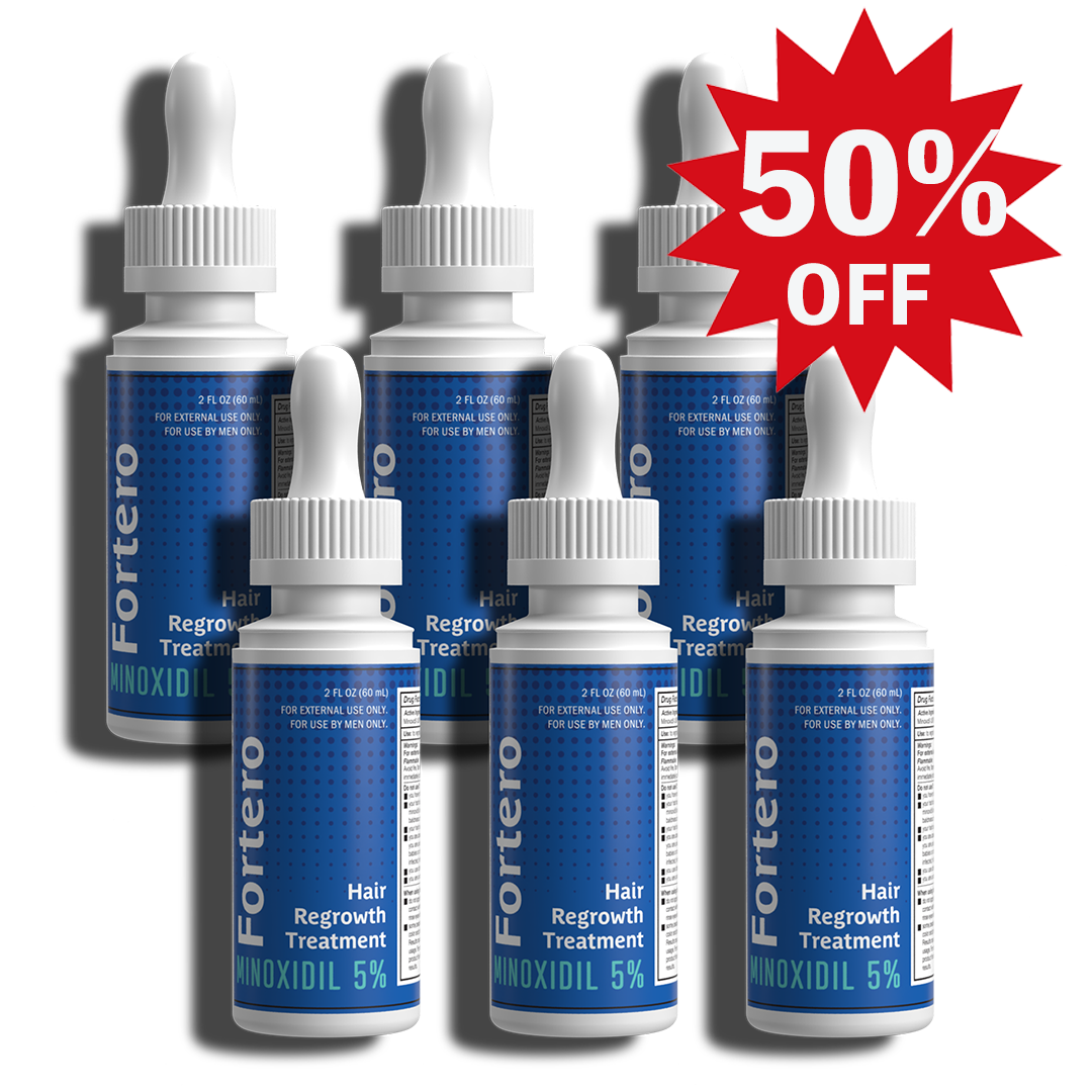 Fortero 5% Minoxidil (Pack of 6) One time