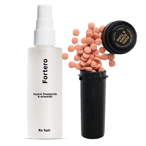 Fortero Topical Finasteride Spray & Oral Finasteride Kit-SB (CS)